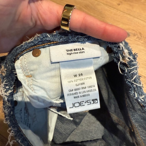 Joe’s Jeans The Bella High Rise Skirt Size 26 - Picture 5 of 8